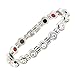 MagEnergy Crystal Arthritis Bracelet for Women with Negative Ion Fatigue Relief and Balance Your Body Life with Adjustable Tool and Jewelry Box