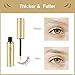 Eyelash Growth Serum - 100% Natural Eyelash Eyebrow Enhancer Lash Growth Serum give you Longer and Thicker Eyelash, Fuller and Healthier Eyebrow - 3ml - No more False Eyelashes & Eyebrow Tattooing