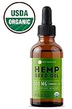 Organic Hemp Seed Oil Drops 2000mg (4oz) by Kate Naturals - Premium Pain Relief Anti-Inflammatory & Joint Support, Perfectly Balanced Essential Fatty Acids Omega 3, 6. Easily Digestible, Non-GMO,Pure