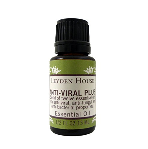 LEYDEN HOUSE Essential Oil Antiviral Plus Blend, 0.5 OZ