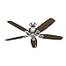 Hunter Fan Company 53241 Builder Elite Hunter Fan Indoor Ceiling Fan with Pull Chain Control, 52