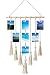 Toniya Hanging Photo Display Pictures Organizer Macrame Wall Bohemian Home Decor，with 30 Wood Clips primary