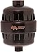 Mindful Design 8 Stage Universal Shower Filter with Modern Casing - High Output Handheld or Shower Head Filter with Replaceable Cartridge (Oil Rubbed Bronze)