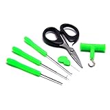 SAMS FISHING Carp Fishing Baiting Rig Tool Set Bait Needle Drill Puller Stringer and Driller