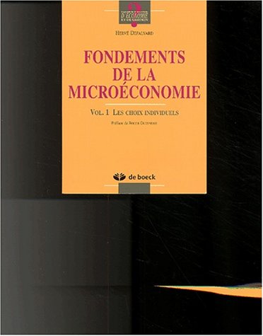 Fondements de la microéconomie