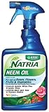 Bayer Advanced NATRIA 706250 Ready-to-Use Neem Oil Pest Control, 24-Ounce