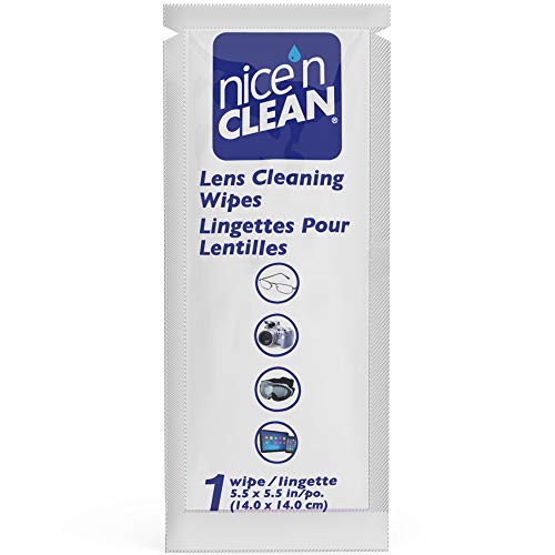 Nice 'n Clean Lens Cleaning Wipes (100 Total Wipes) PreMoistened