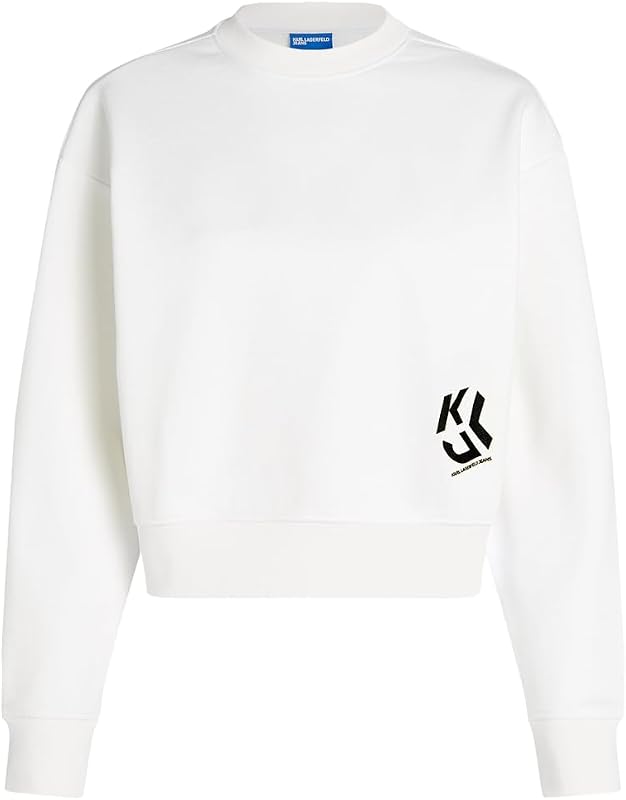 Mujer Regular Logo Sweatshirt Blanco M