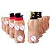 Fewear 2PCS Flame Lighter Creative Gift Funny Beauty Lighter Case Cover Holder, Silica Gel Electronic Cover Flameless Lighter Tobacco Lighters Set (Khaki)thumb 1