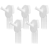 HOTLISTOR Reusable Multipurpose Wall Hook White 5PCS 10PCS Decorative Pin Stick Hooks Office Partition Panel Hanger Home Kitchen