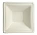 brheez 12 oz [6 x 6 Inch] Heavy Duty Square Disposable Bowls 100% Natural Sugarcane Bagasse Fiber Biodegradable & Compostable Bowl [Pack of 60]