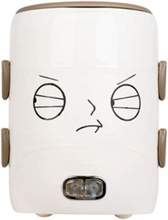 Food Warmer Lunch Box Electric Heating Incubator 1 Person Office Worker Portable Small Pluggable 200W Three-Layer 2L Large Capacity