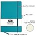 RICCO BELLO Classic Ruled Notebook with Pen Loop / 5.7 x 8.4 inches (Teal)