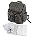 Diaper Backpack by Wallaroo - with Stroller Straps, Wet Diaper Bag and Changing Pad – for Women and Men - 25 Liters (Medium) - Gray