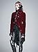 HaoLin Gothic Clothing Punk Jacket Victorian Steampunk Coat Cyberpunk Renaissance Costume (XL) Red