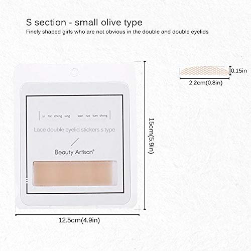 image for LAYOPO Invisible Double Eyelid Tape Sticker, Medical Fiber, Seamless B
