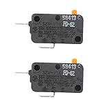 Podoy SZM-V16-FD-62 WB24X830 Microwave Switch for GE WB24X0800 WB24X800 SZM-V16-FA-62 AP2024338 253820 AH237422 EA237422 PS237422 WB24X0800 WB24X0830 WB24X10075 Door Monitor Switch (Pack of 2)