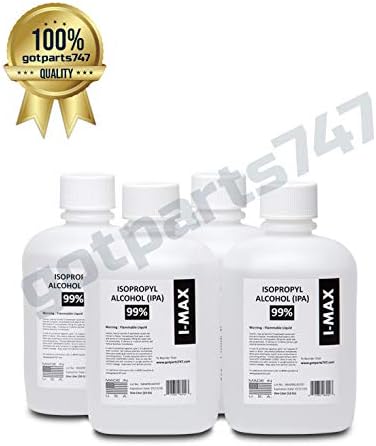 2-propanol 99.5% - 18 Liters (One Liter, 33.8 Oz, greater than one US Quart) 18X1 Liter Case