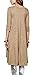 Urban CoCo Women's Half Sleeve High Low Loose Casual T-Shirt Top Tee Dress (Small, Khaki)