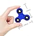 SENQIAO Tri Fidget Hand EDC Finger Spinner Toy Stress Reducer with Premier Ceramic bearing For ADD, ADHD, Anxiety, and Autism Adult Children (Blue)