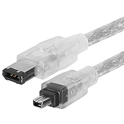IEEE-1394 FireWire/iLink DV 6 Pin Male To 4 Pin