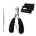 icemoon Toenail Clipper Set Stainless Steel Ingrown Toenail Clipper for Thick and Hard Nails