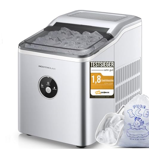 NORTHCLAN Eiswürfelmaschine Testsieger 2026, 14KG Ice Maker für Zuhause