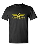 THE GOOZLER - AEROFLOT - Mens Cotton T-Shirt