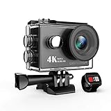 DBPOWER 4K Action Camera 12MP Ultra HD Waterproof Sports Cam with Built-in WiFi 170 Degree Wide Angle Lens 2 Inch LCD Screen Plus 1050mAh Rechargeable Battery (Camera+Accessories)