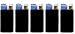 Scunci Effortless Beauty Large No-damage Elastics, 4 MM (150 pieces)