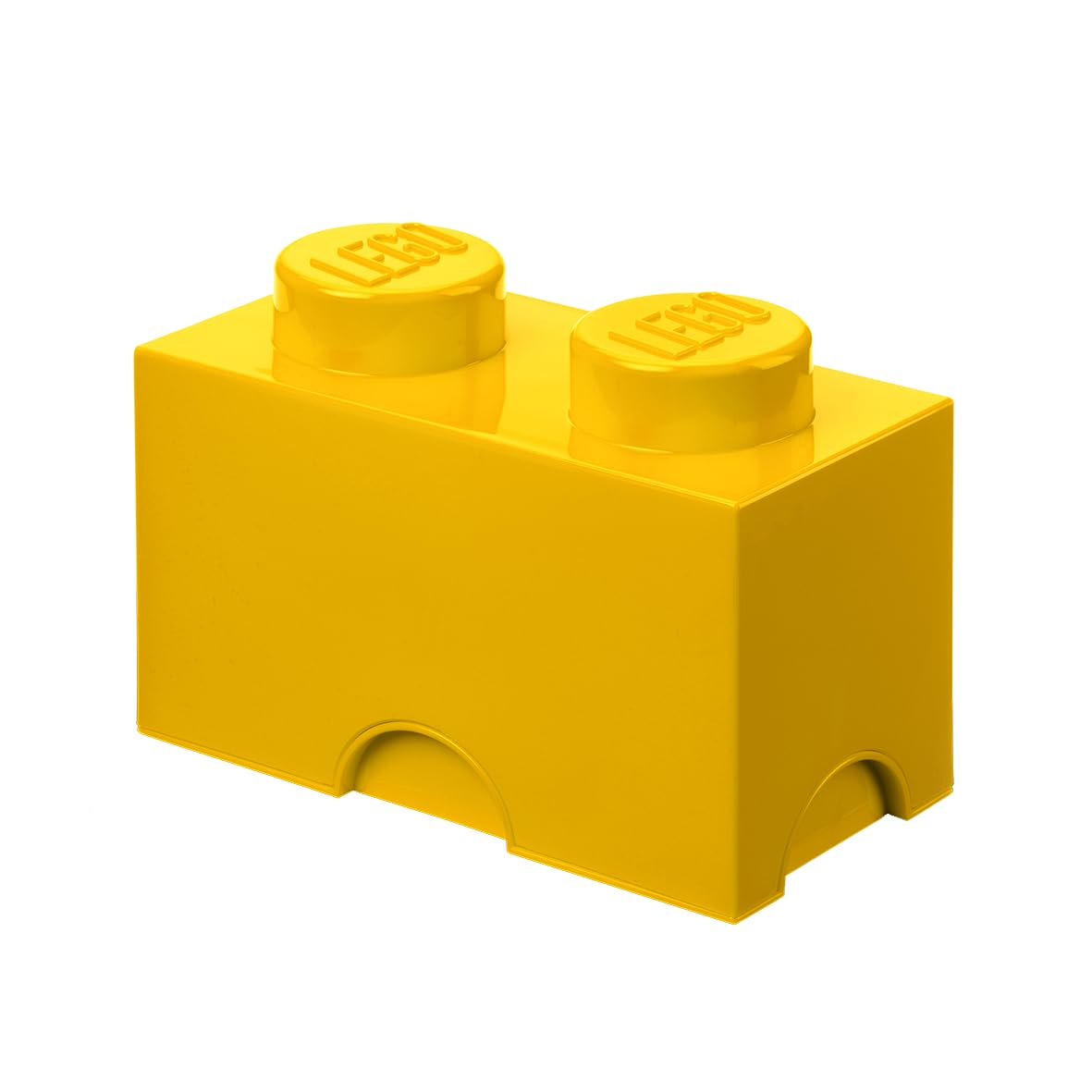 Room Copenhagen Storage Brick "Lego" with 2 Knobs, Yellow — image 1