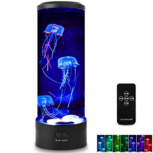EGIFTY Jellyfish Lava Lamp with Remote Control Jellyfish Aquarium Tank