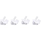 4 Pack 241993101 Refrigerator Shelf Support Clips for Frigidaire | Replaces 1513081, 240350802, AP4393090, AH2358879, PS2358879 - Crisper Cover Shelf Bracket Replacement Parts