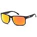 Gamma Ray Optics Polarized Sunglasses for Men Orange Mirror Lens