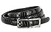 Skinny Alligator Embossed Leather Casual Dress Belt with Buckle for Women 7015