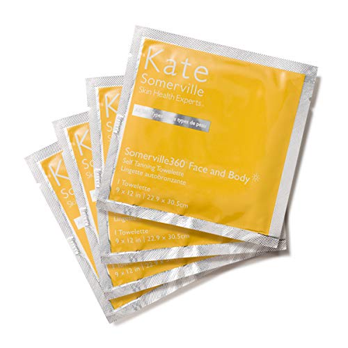 Kate Somerville 360 Face And Body Self Tanning Towelettes, 8 Count