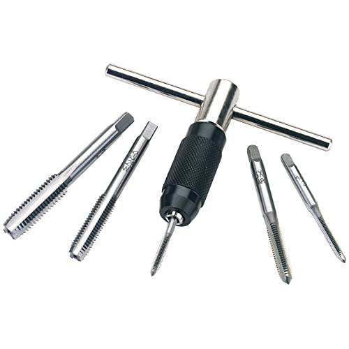 Draper 79202 6-Piece Metric Tap and Holder Set
