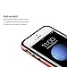 iPhone SE Case, ROCK® MOOST [Royce Series] Dual Layer Thin & Slim Shockproof Case for iPhone SE / iPhone 5s [Black / Red]