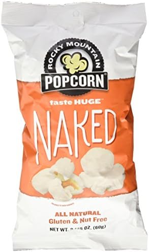 Rocky Mountain Popcorn, Naked, 2.1 Ounce (Pack of 12)