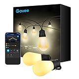 Govee Outdoor String Lights, 48ft Smart Outdoor