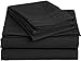 Clara Clark ® Supreme 1500 Collection 4pc Bed Sheet Set - Queen Size, Black
