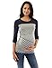 PattyBoutik Mama Crewneck Striped Nursing Maternity Blouse (Navy Blue and Gray M)