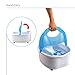 Heated Foot Spa Bath with Bubble Massage, Pedicure Attachments, Vibration for Fatigue Relief FBM605