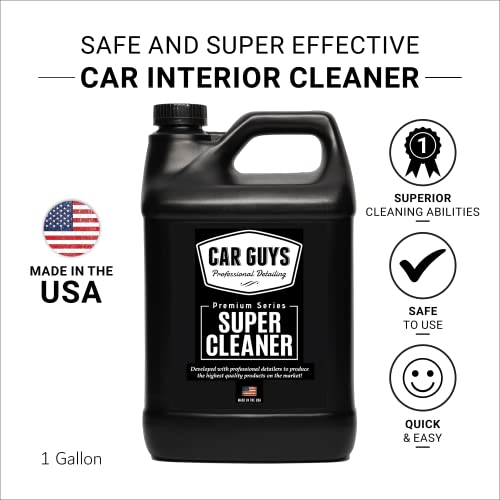 CAR GUYS Super Cleaner 1 Gallon Refill Effective Car Interior Cleaner