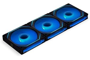 Lian Li UNI FAN SL-INF Reverse Blade ARGB 120mm Triple Fan Pack – Black – Infinity Mirror RGB – Includes Controller – 2100RPM