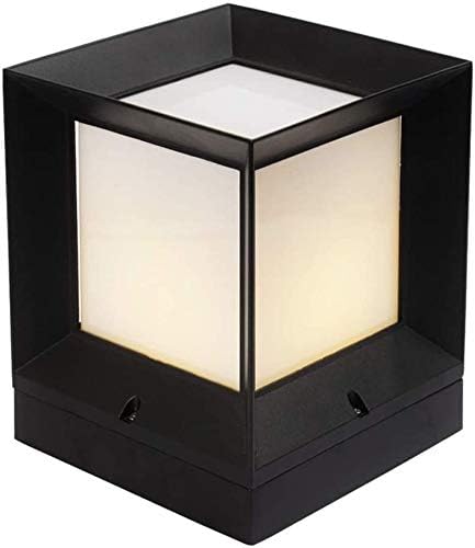 Zhangl Wasserdicht IP65 Außen Square Garden Pfosten Licht Poller Säule