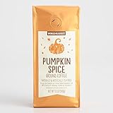 Pumpkin Spice Ground Coffee Beans - Pure Arabica, Great Aroma Rich Flavored Pumpkin Pie | Gourmet Blend of Central & South American, Best for Espresso, Cappuccino and Latte | 12 Ounce, 1 Pack