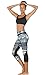 icyZone Sports Bra Sexy Yoga Tops Fitness Activewear Workout Clothes for Women (XL, Black)