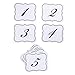 Super Z Outlet Numbers 1-25 Elegant Table Cards Wedding Reception Double Side Decorations