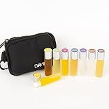 Essential Oil Pocket Psychiatrist Roller Ball Keychain Kit - (8) 4ml Roll-on Bottles filled w/ Blends for Anxiety, Stress, Depression, Mood, Sleep, & Attention